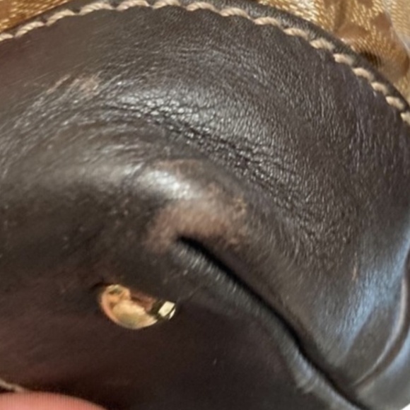 Gucci Brown GG Crystal Canvas and Leather Mix Tote bag - Picture 3 of 16